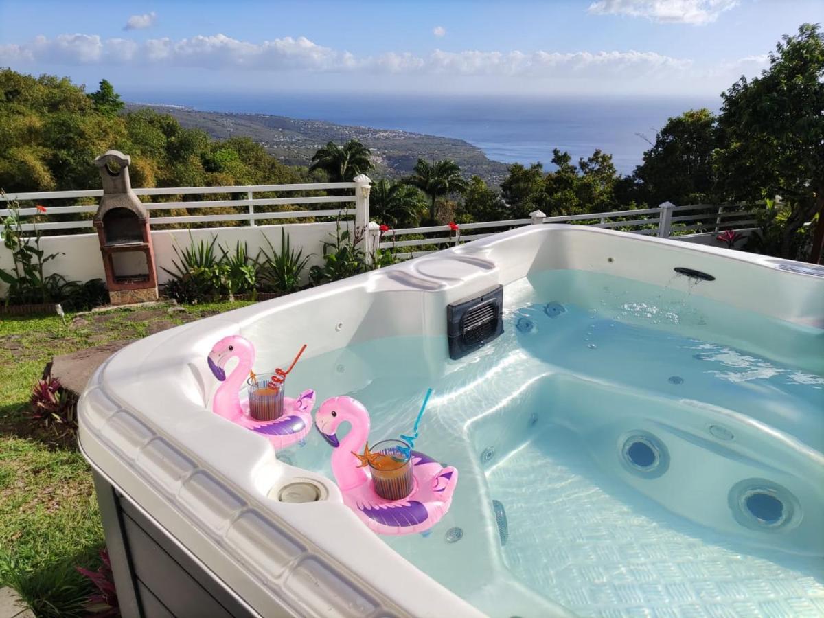 Belavue & Spa Prive, Avec Vue Panoramique Sur Mer, Jardin Creole Paysager, Jacuzzi Prive بويانت المظهر الخارجي الصورة